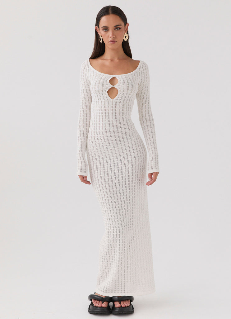 Crystal Cascade Knit Maxi Dress Crystal Cascade Knit Maxi Dress