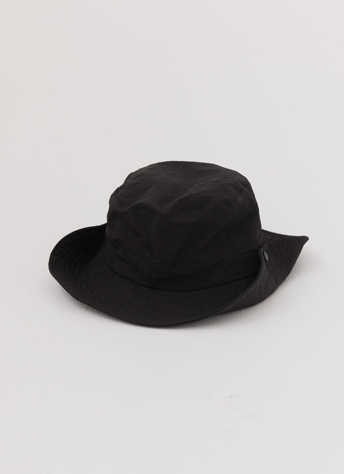 Meet Me Canvas Hat - Black