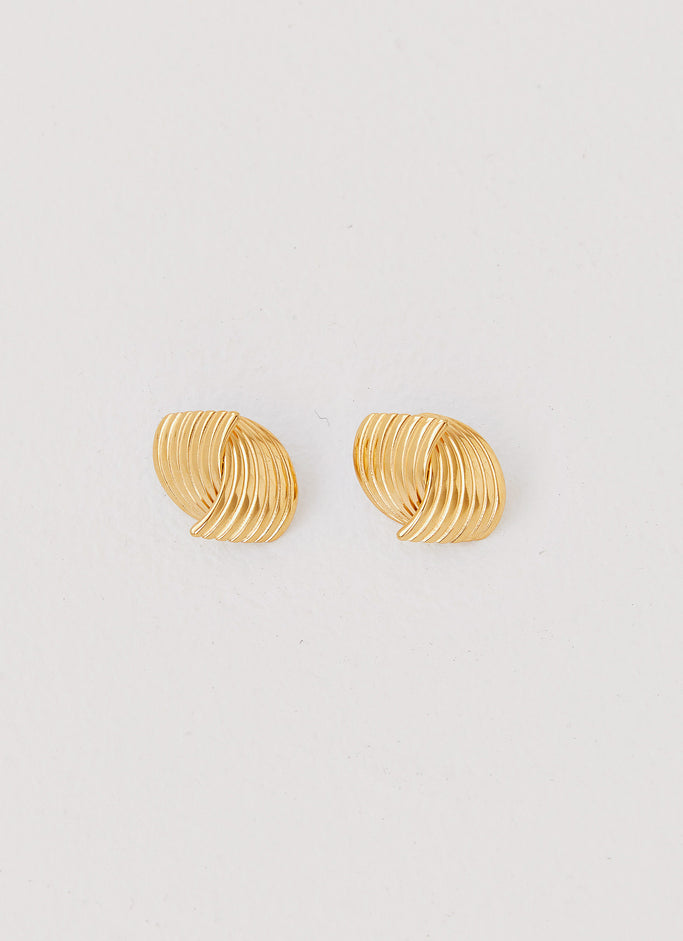Me and You Earrings - Gold
