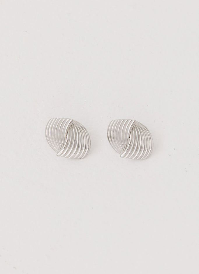 Me and You Earrings - Silver