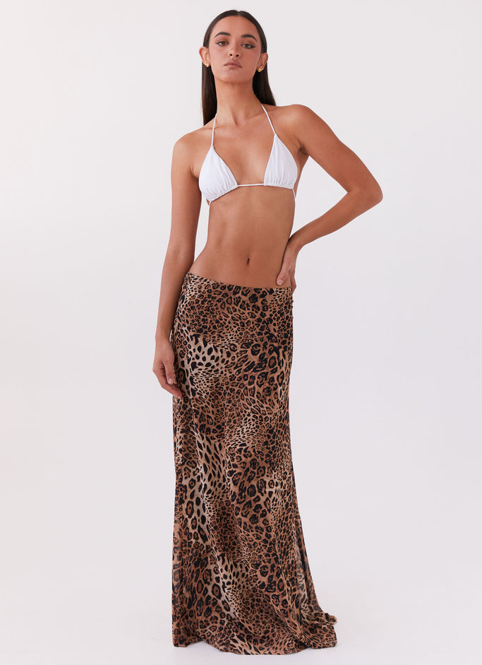 Violetta Maxi Skirt - Leopard
