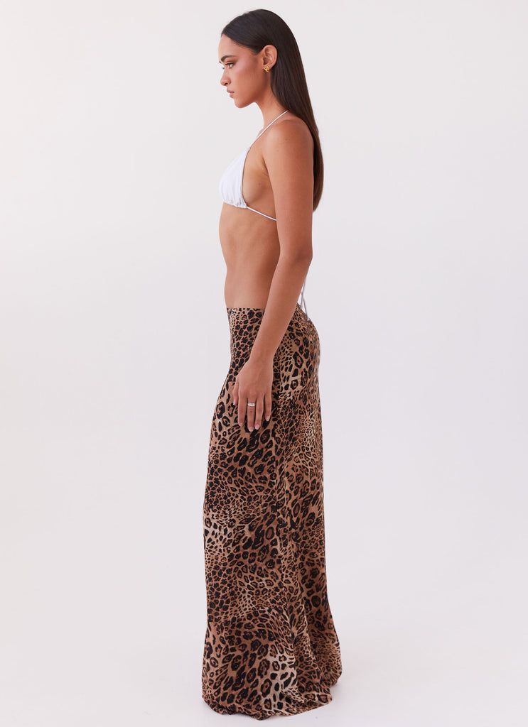 Violetta Maxi Skirt - Leopard