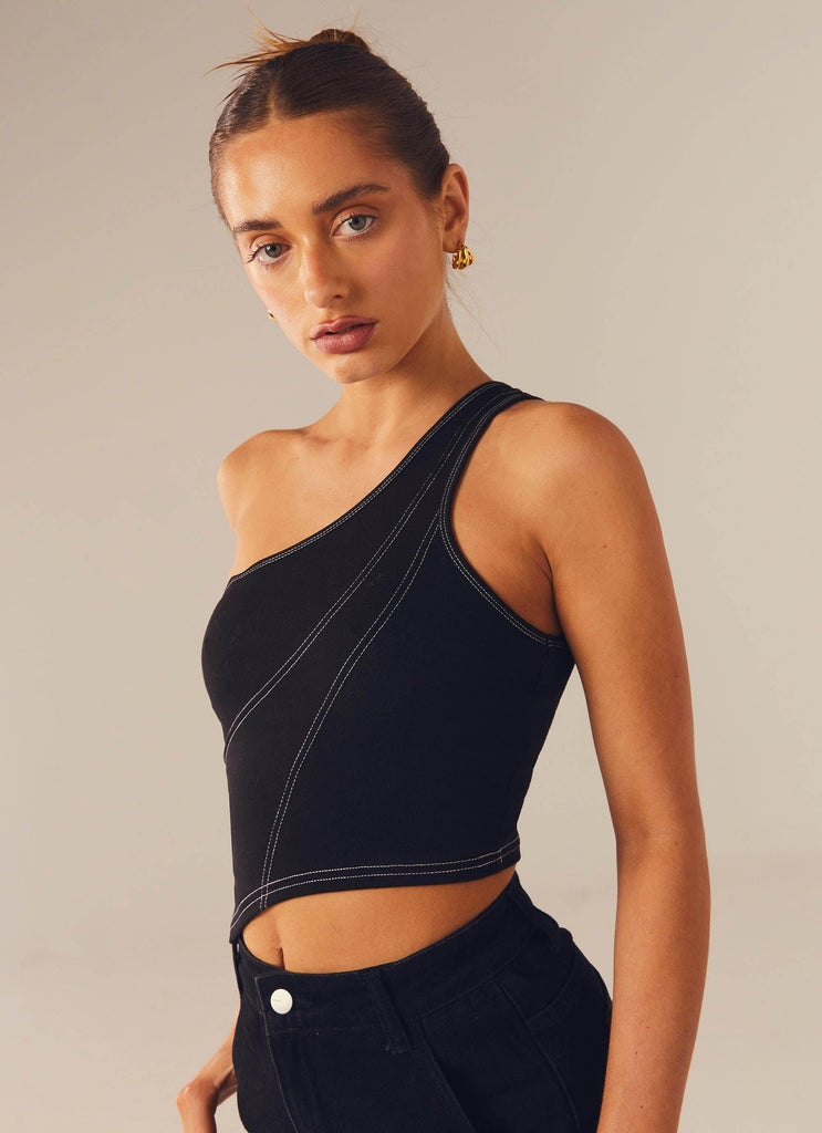 Lost And Found Top - Black - Peppermayo US