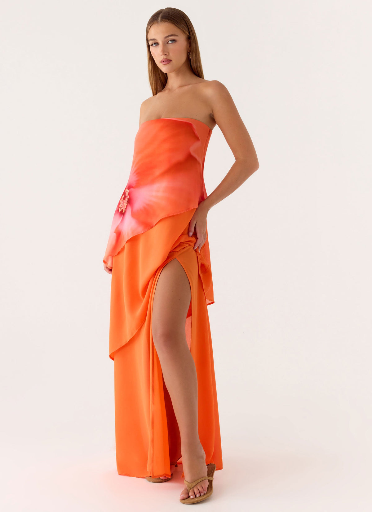 orange blossom dress Blossoms Gingham this dress is designed to make you feel effortlessly chic Orange Blossom Dress XL