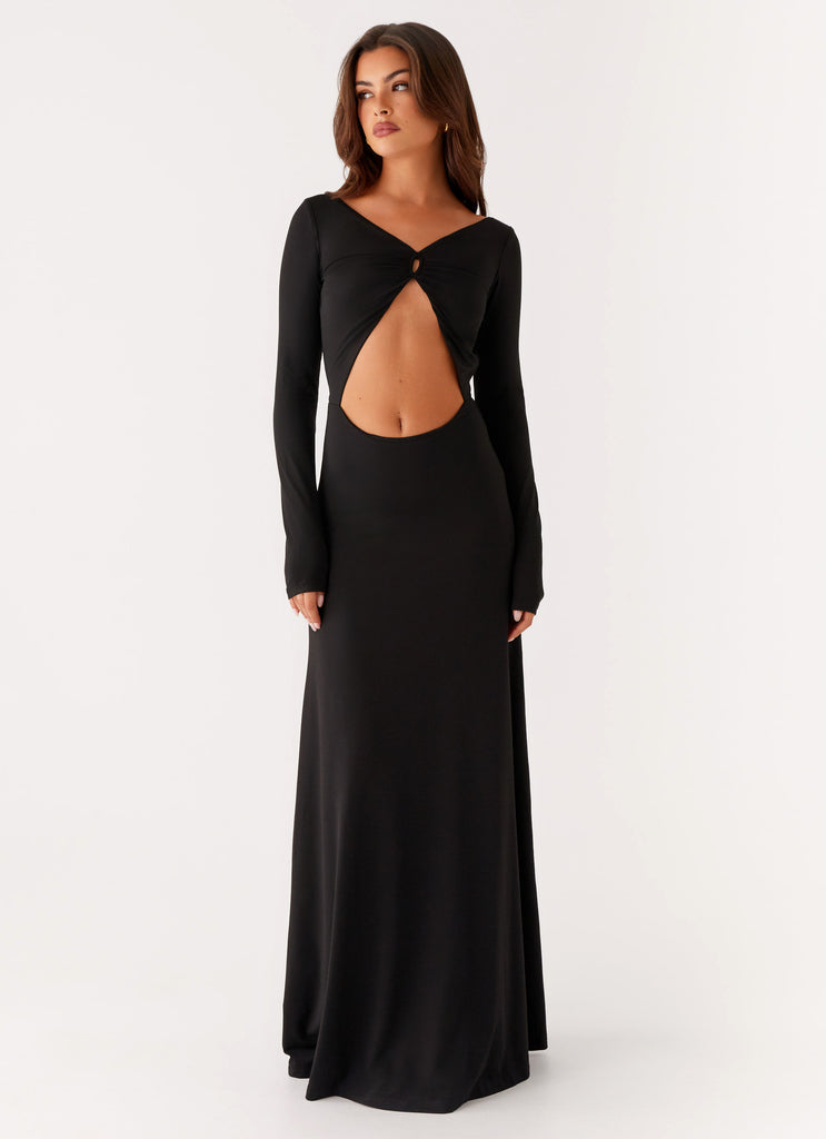 Peru Maxi Dress - Black