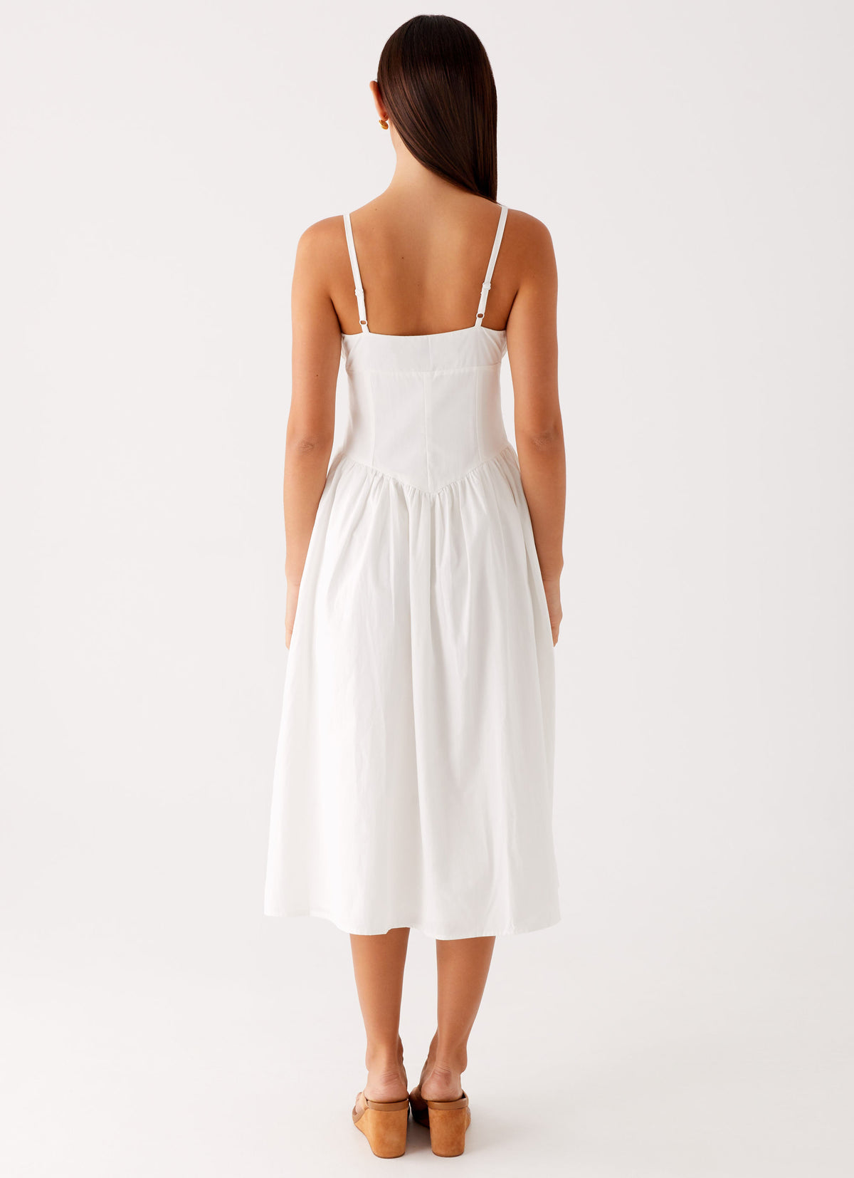 Phillipa Midi Dress White 3 Peppermayo