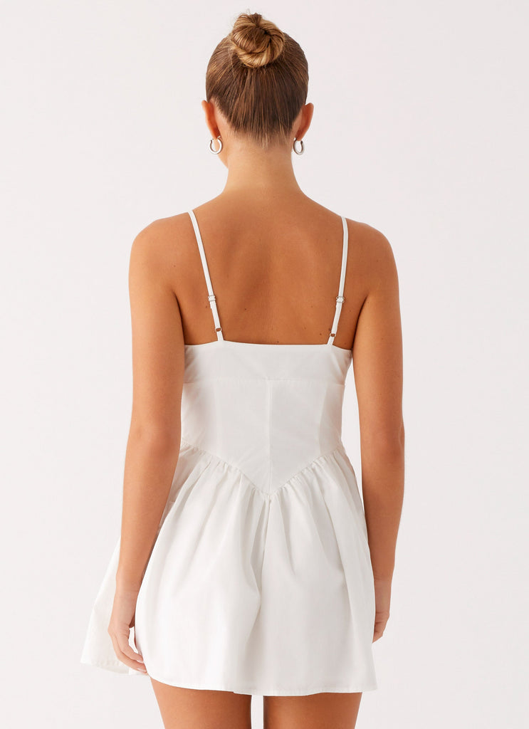 phillipa mini dress white Reformation Phillipa Linen Mini Dress In White - 40% Off