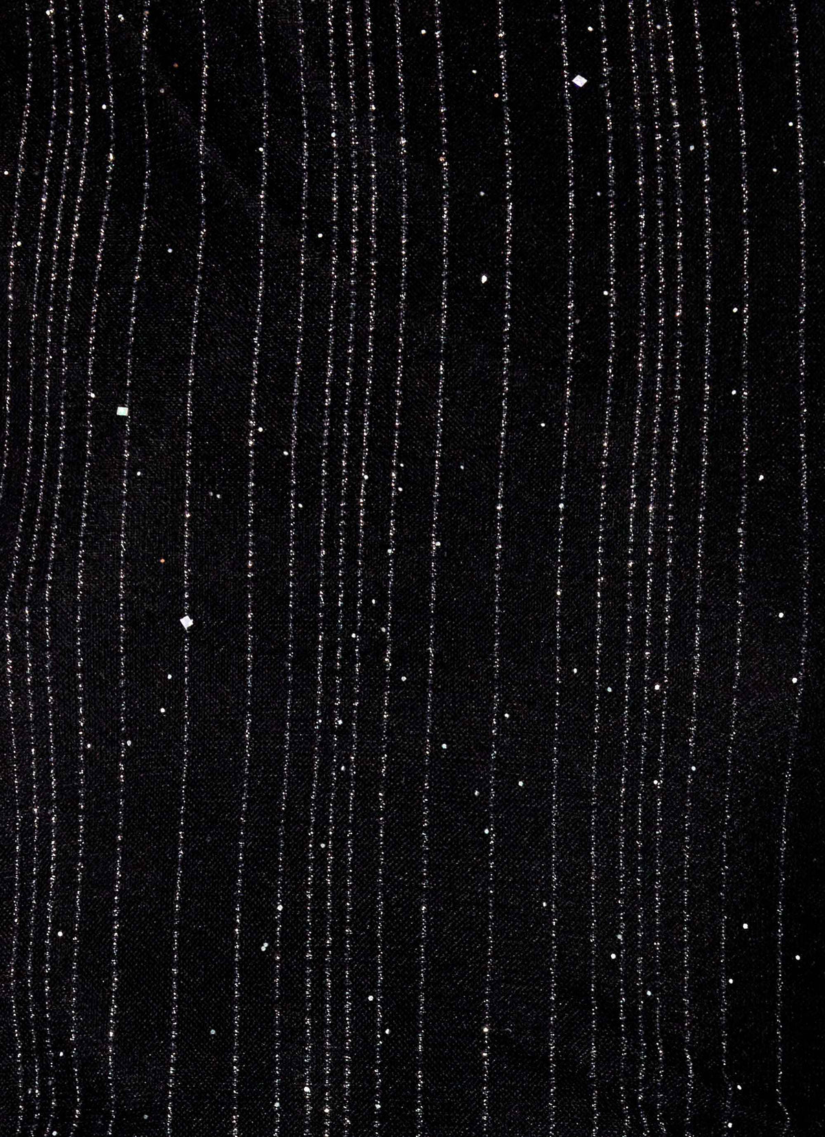 Portofino Sparkle Mesh Mini Dress - Black