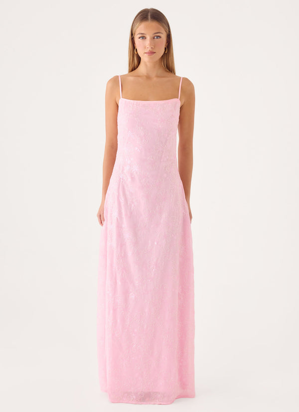 long pink summer dress Livia Maxi Sundress the Lisa Maxi Dress is your go All Summer Long Maxi Dress