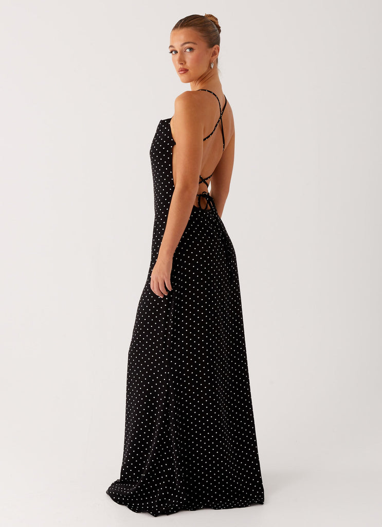 Purely Maxi Dress - Black Polka Dot Peppermayo US Purely Maxi Dress - Black Polka Dot Peppermayo US
