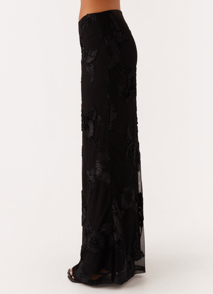 Radiate Maxi Skirt - Black