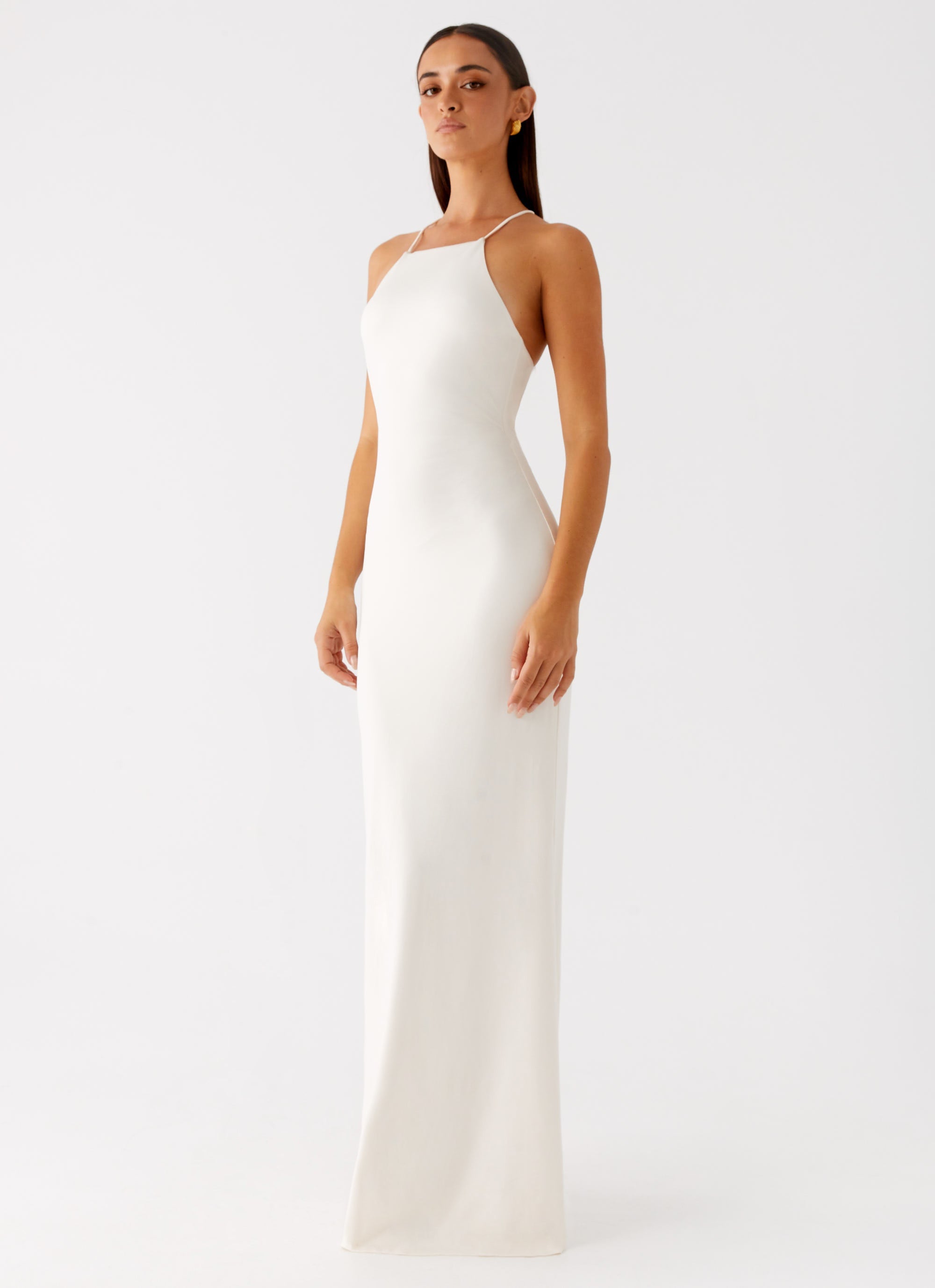 Raffa Pearl Maxi Dress - Ivory Peppermayo US Raffa Pearl Maxi Dress - Ivory Peppermayo US