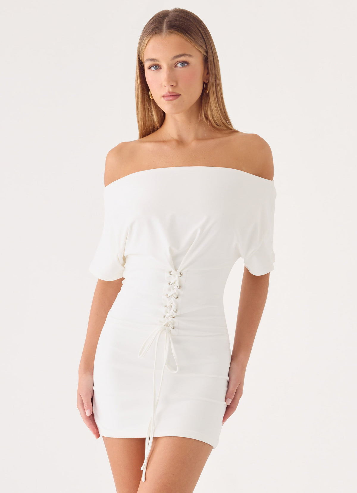 White Sorority Dress | Rafinha Mini Dress