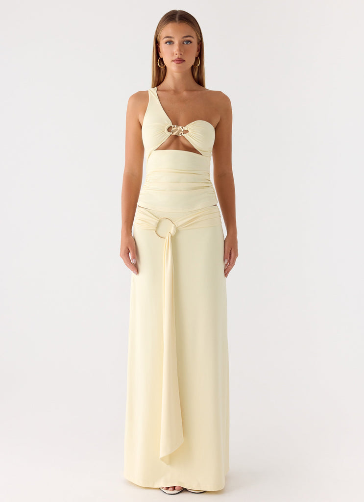 Yellow Ridding Top Ravi One Shoulder Top - Yellow – Peppermayo US
