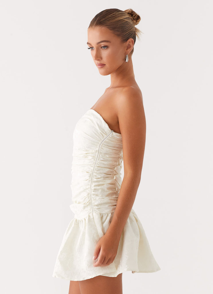 Ray Of Light Mini Dress - White – Peppermayo US