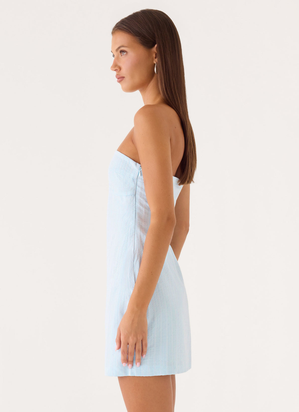 Reinna Cotton Strapless Mini Dress