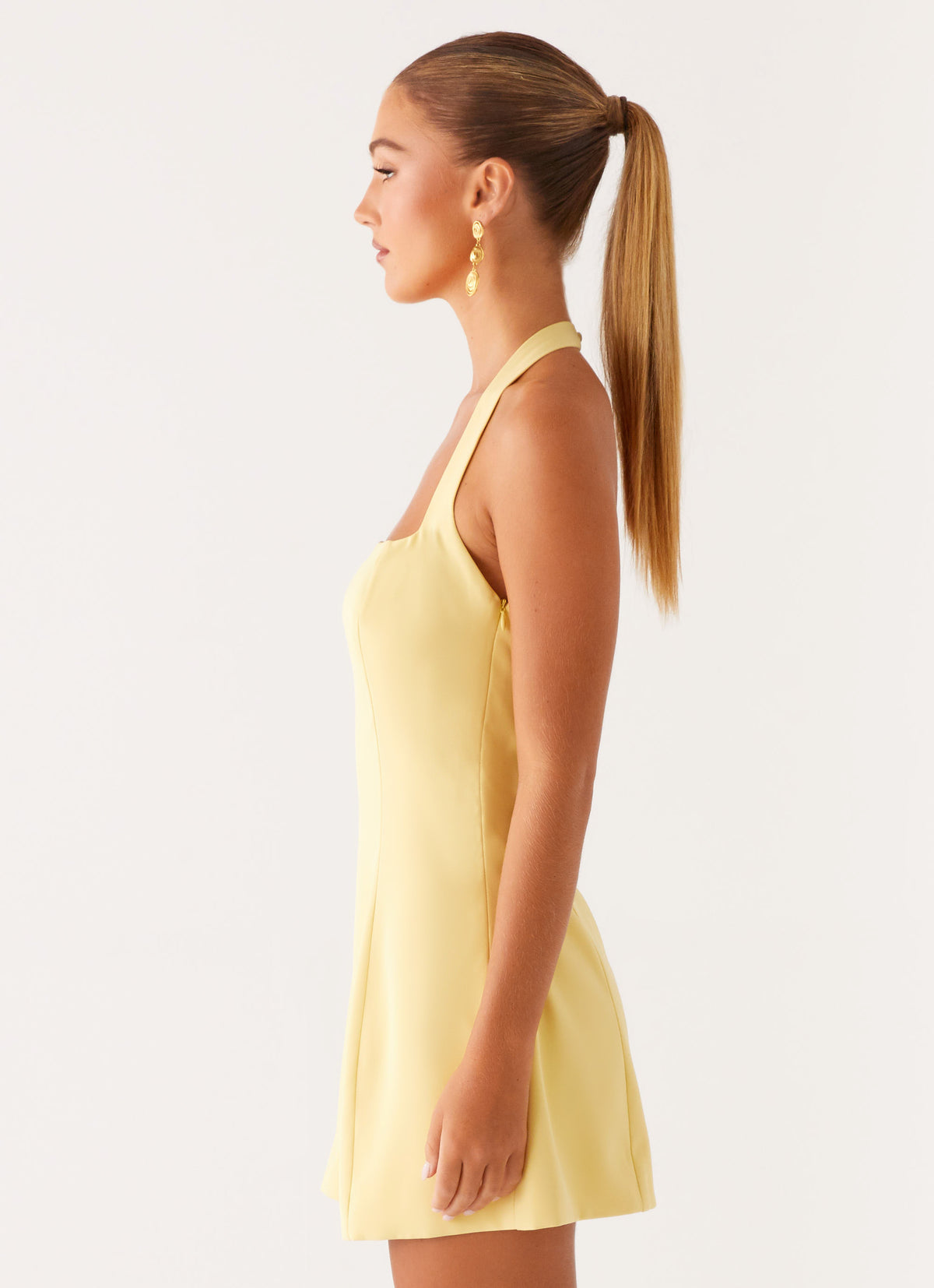 Sorority Rush Dress | Remi Halter Mini Dress