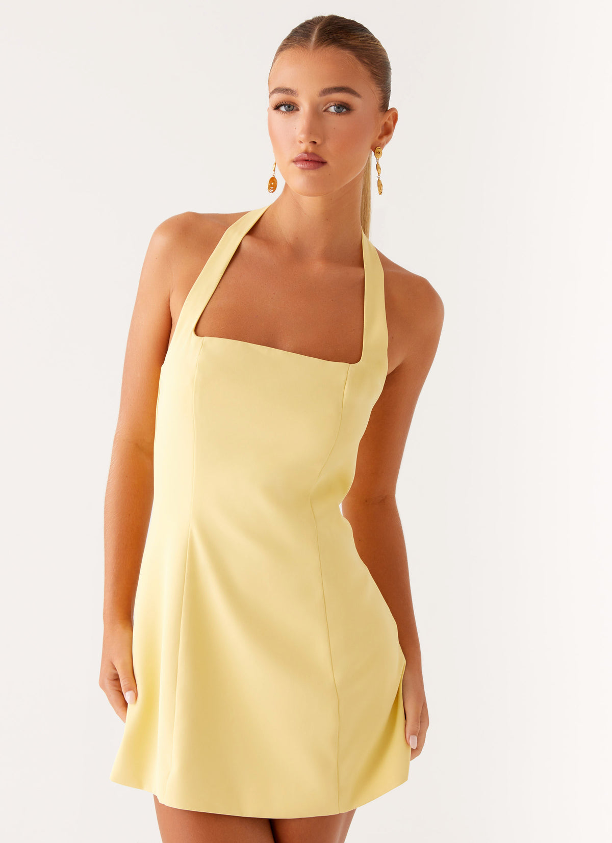 Sorority Rush Dress | Remi Halter Mini Dress