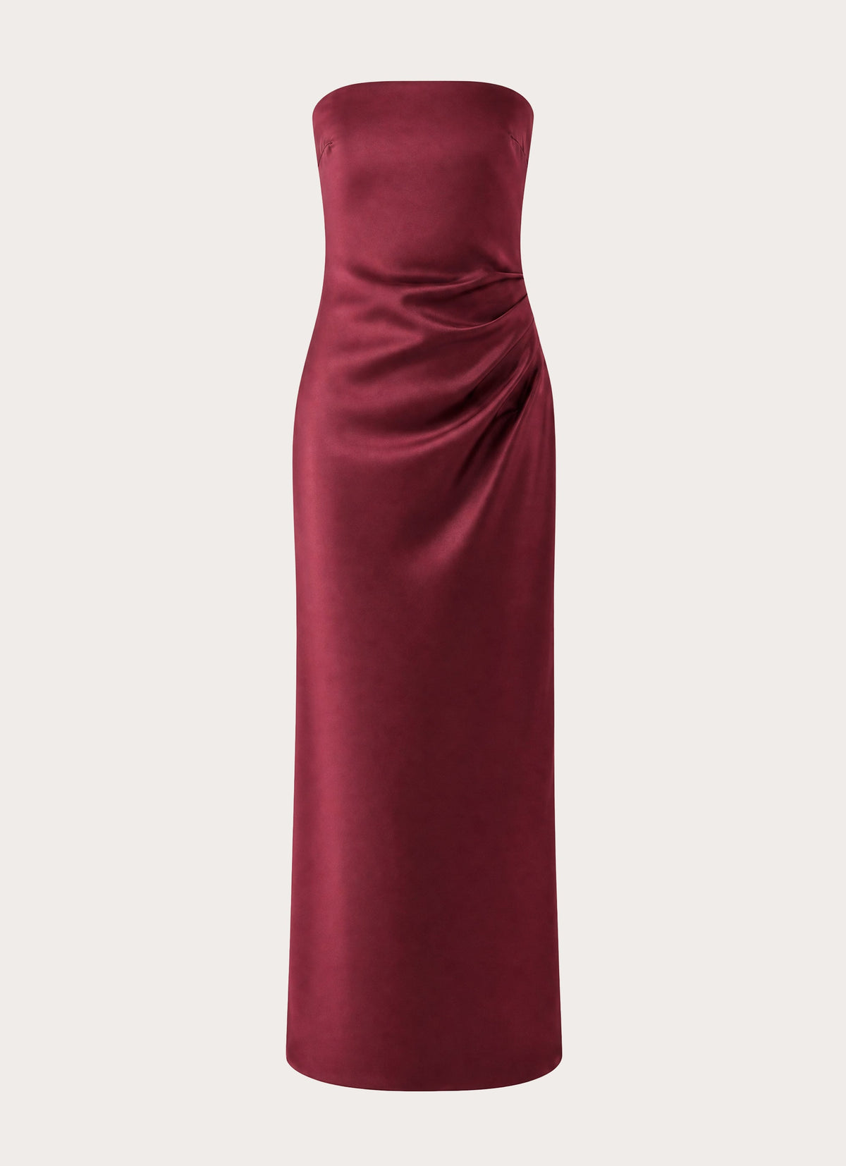 Rinari Strapless Maxi Dress - Maroon