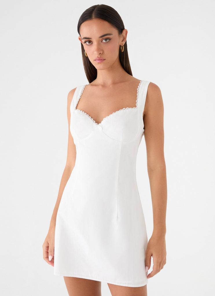 Riva Bella Mini Dress - White White / US 10 Riva Bella Mini Dress - White White / US 10