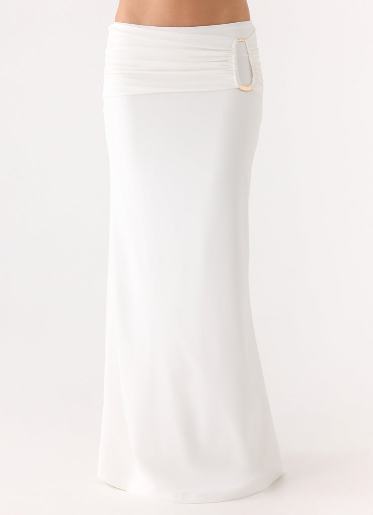 Rosanna Maxi Skirt - White