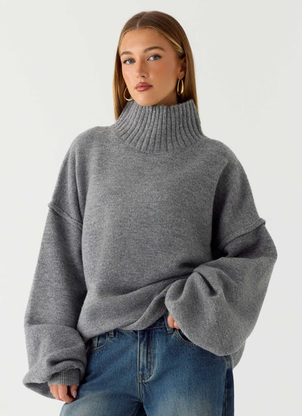★CAB KNITWEAR USMA スウェット 霜降りグレー Lサイズ★ ☆CAB KNITWEAR USMA スウェット 霜降りグレー Lサイズ☆ C Knitted