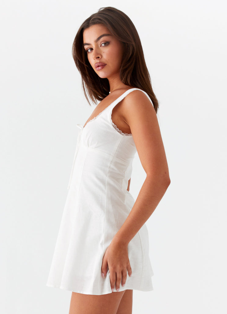 rowena mini dress White Sorority Dress | Rowena Mini Dress