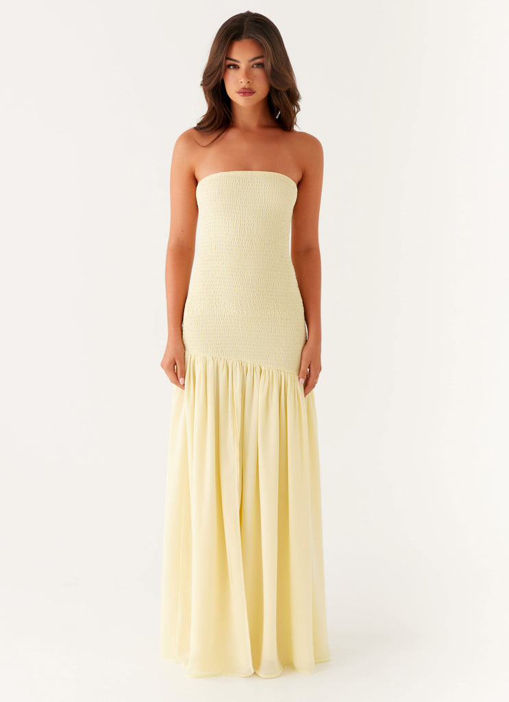 Royce Maxi Dress - Yellow Peppermayo US Royce Maxi Dress - Yellow Peppermayo US