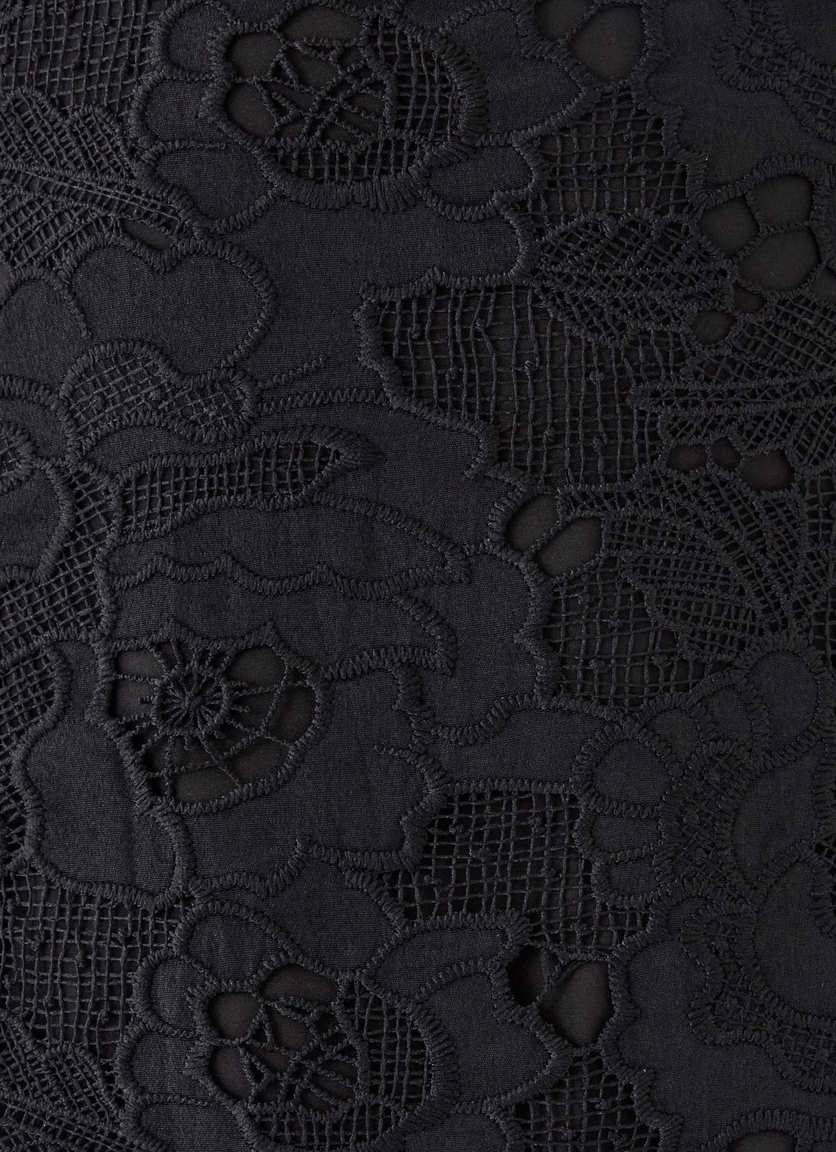 Ruelle Lace Mini Dress - Black