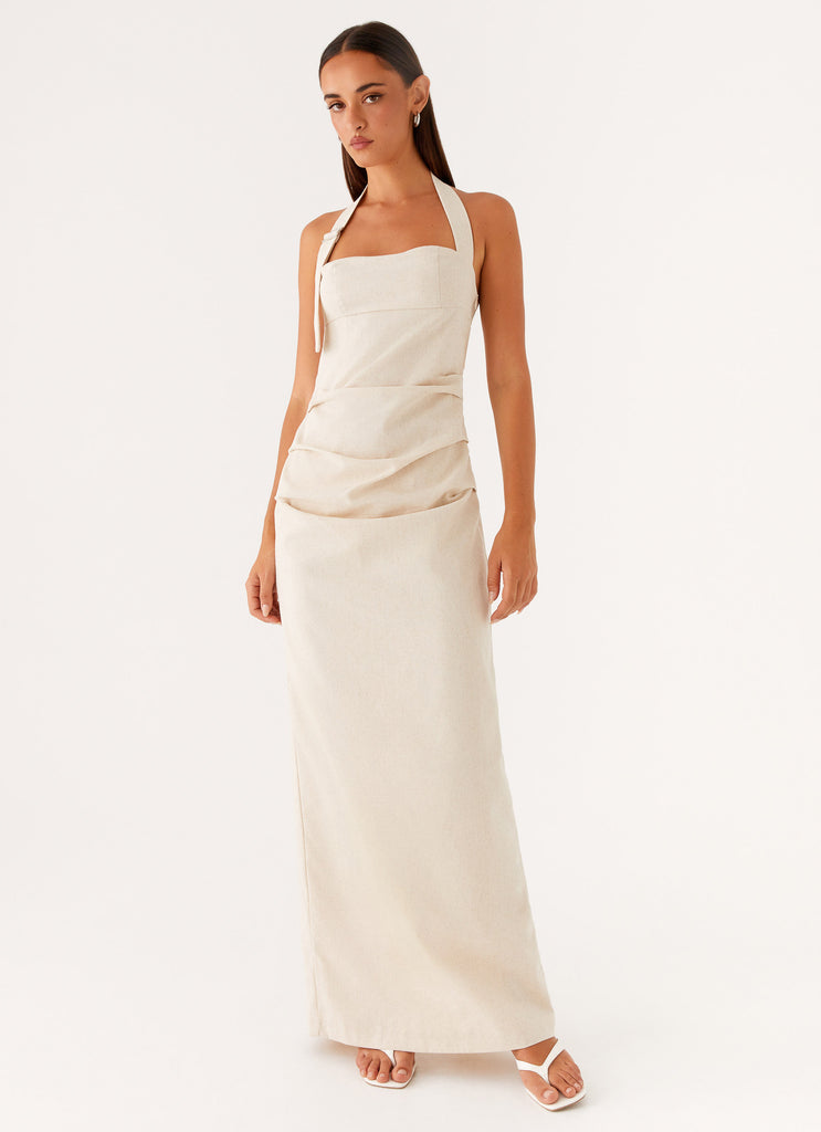 Rumour Has It Maxi Dress - Oatmeal