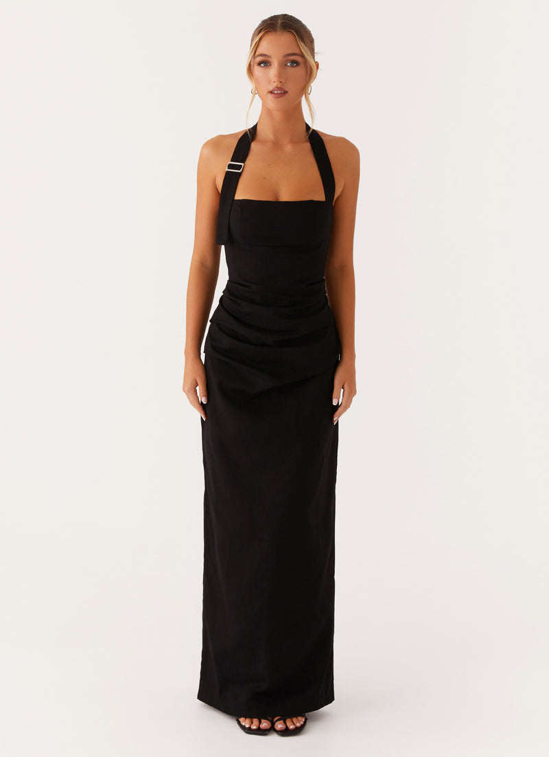 Rumour Has It Maxi Dress - Black