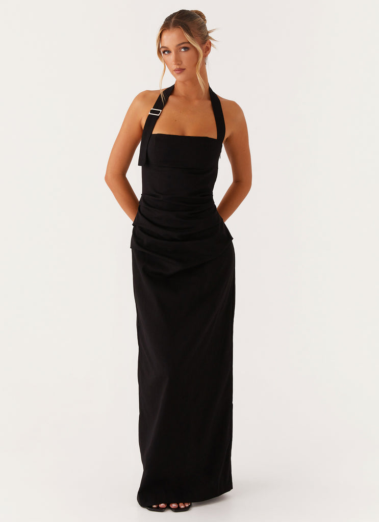 Rumour Has it Maxi Dress - Black