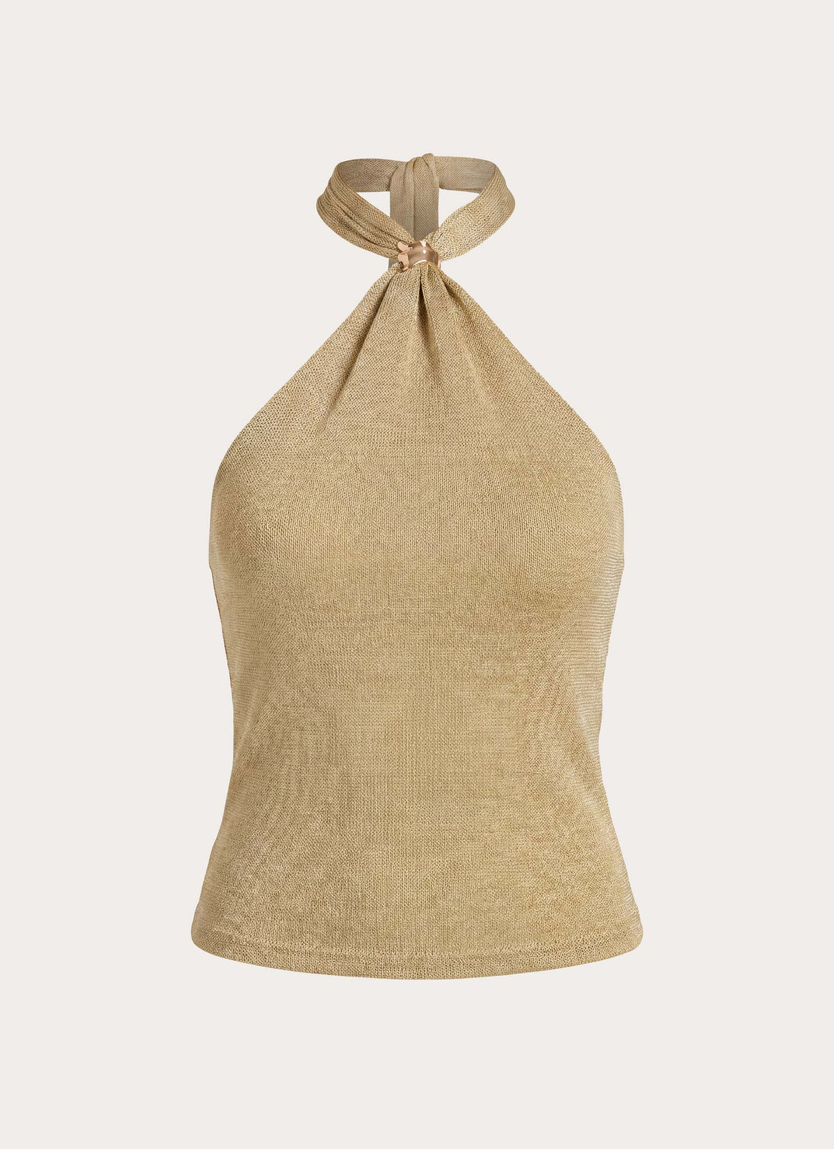 Sabine Halter Top - Gold