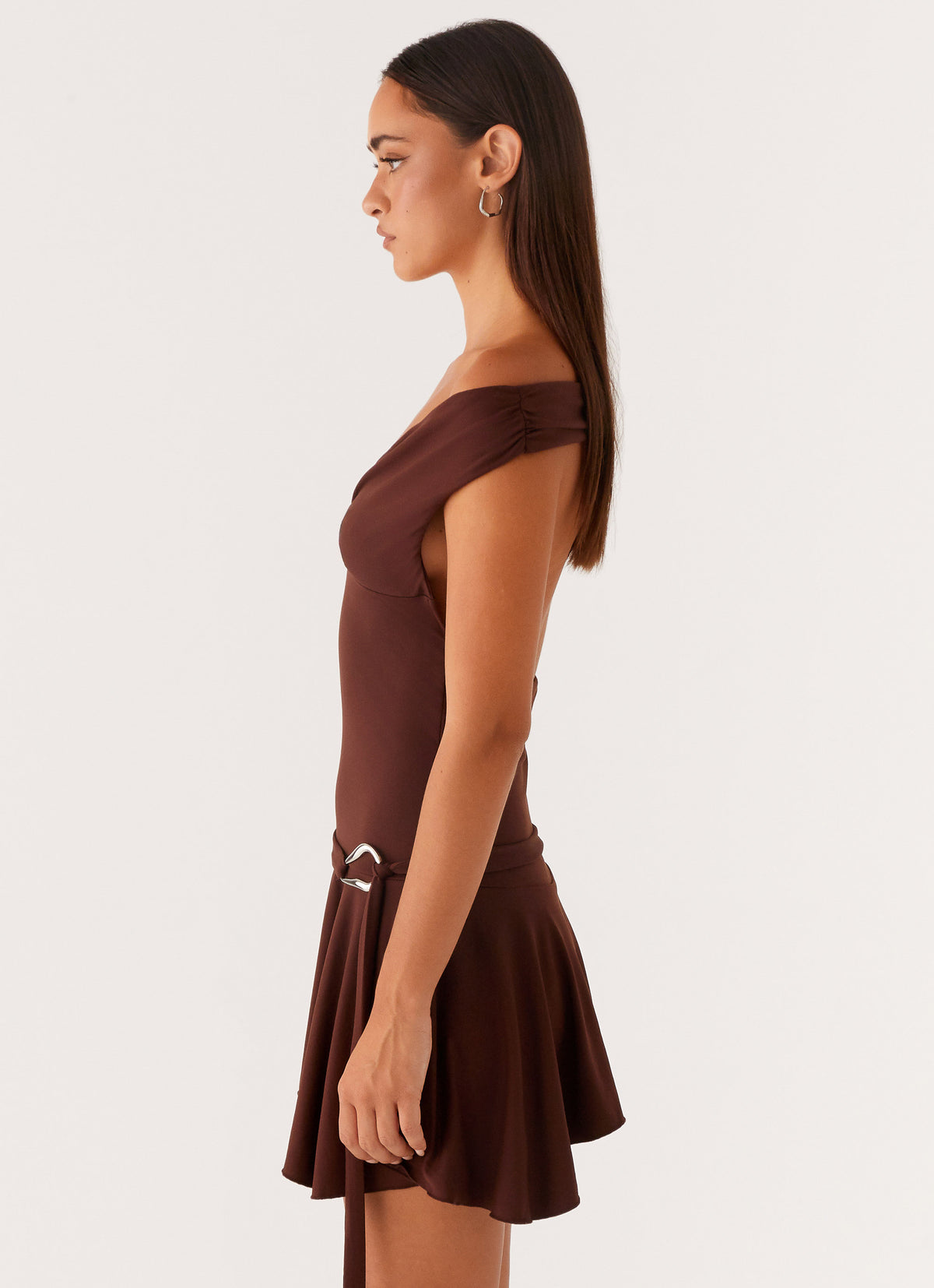 fafi mini dress I.AM.GIA x Fafinettes Minikleid in verschiedenen Pastellfarben mit Spitzenborte, Grafikprint und Rschensaum hugging fit the dress that doesn't need
