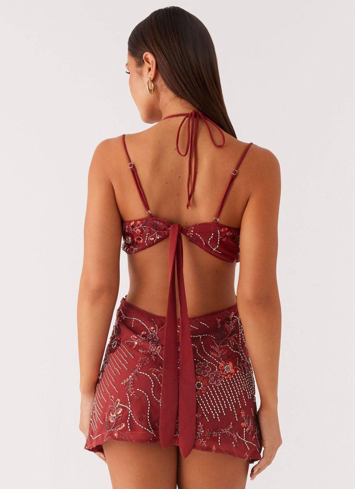 Sahara Nights Beaded Mini Dress