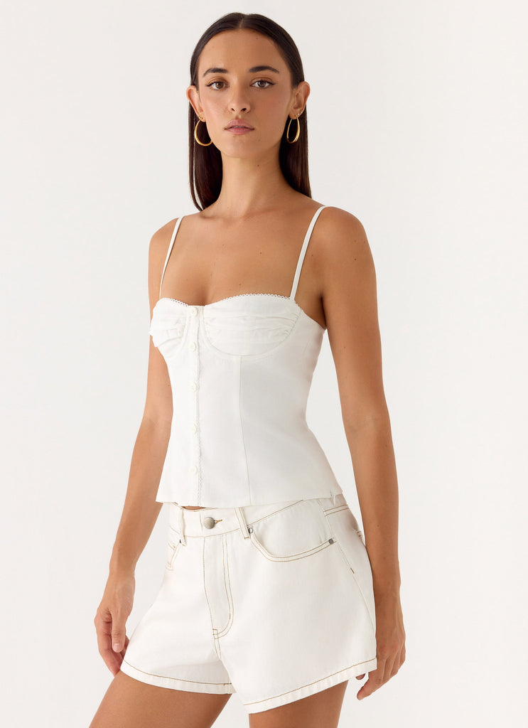 Samah Top - White – Peppermayo US