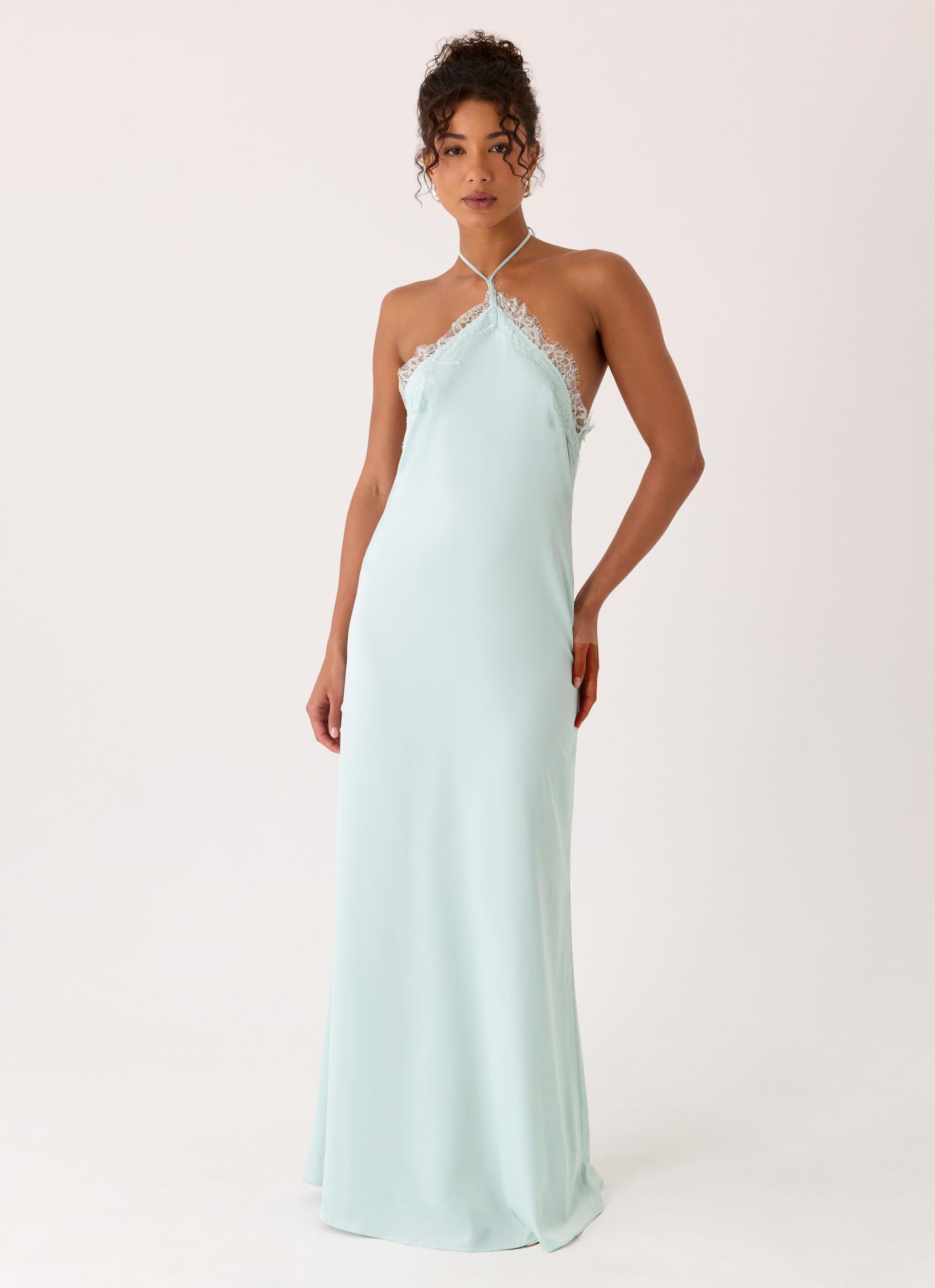 Rush Dress | Samaria Halter Maxi Dress
