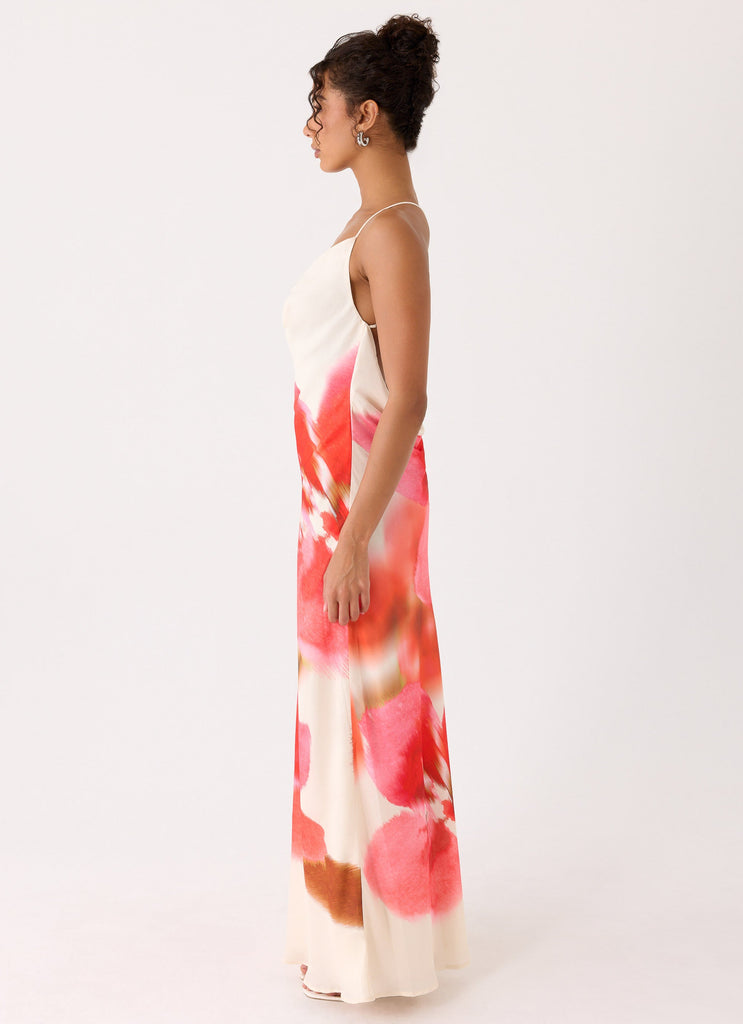 Samya Cowl Maxi Dress - Porcelain Rose