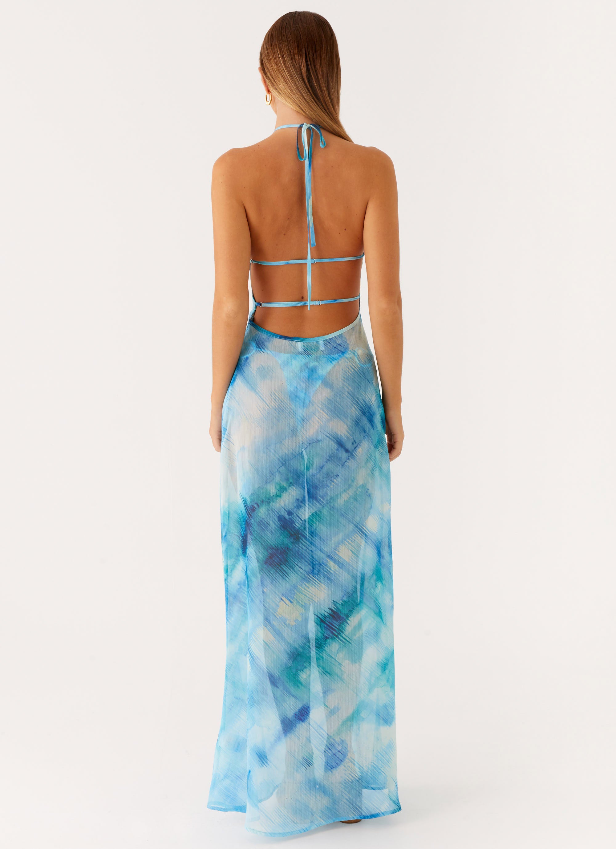 Sandra Maxi Dress - Blue Tie Dye Sandra Maxi Dress - Blue Tie Dye
