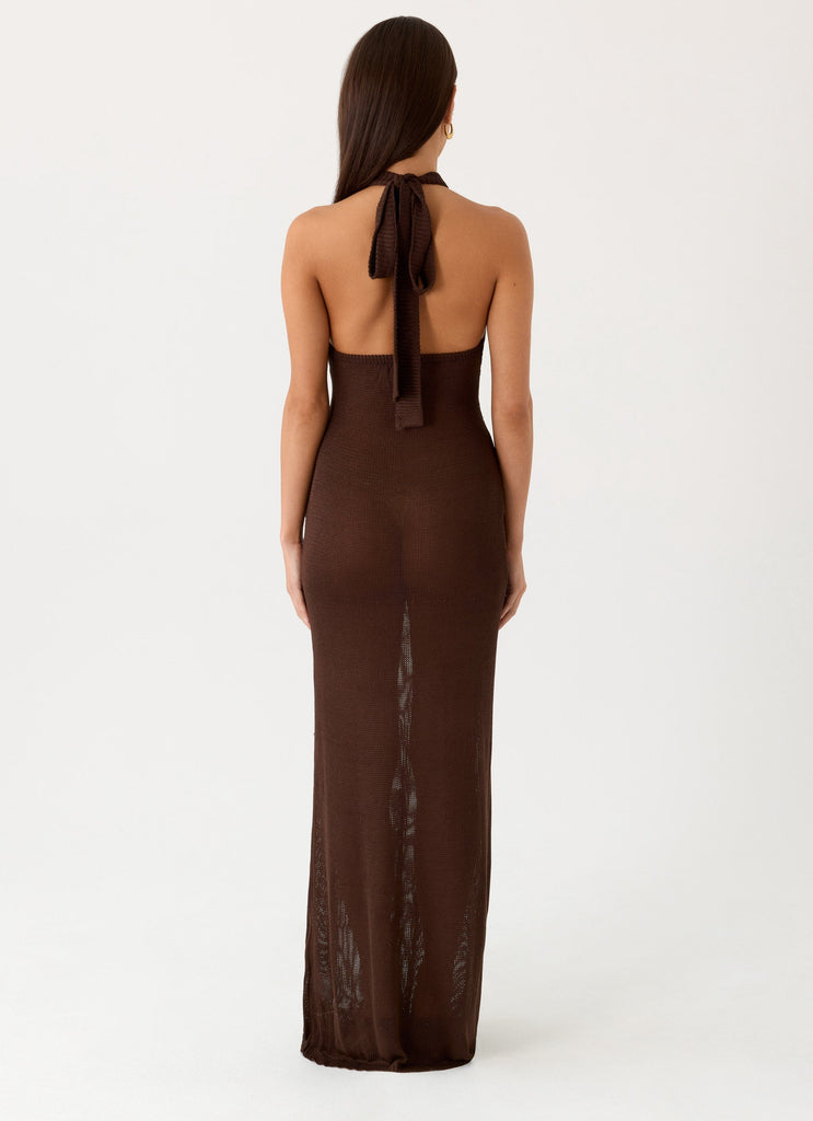 summer solstice maxi dress chocolate Summer Solstice Maxi Dress Chocolate