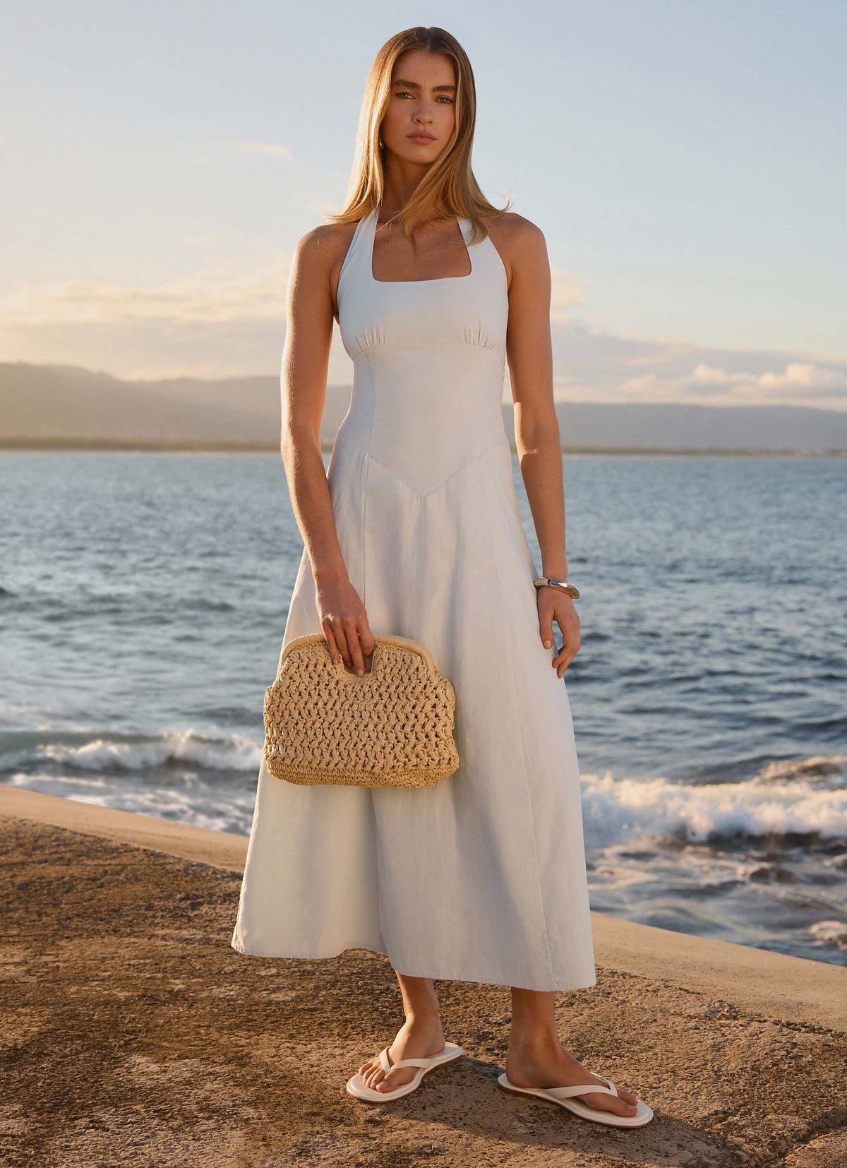 Sarrah Halter Midi Dress