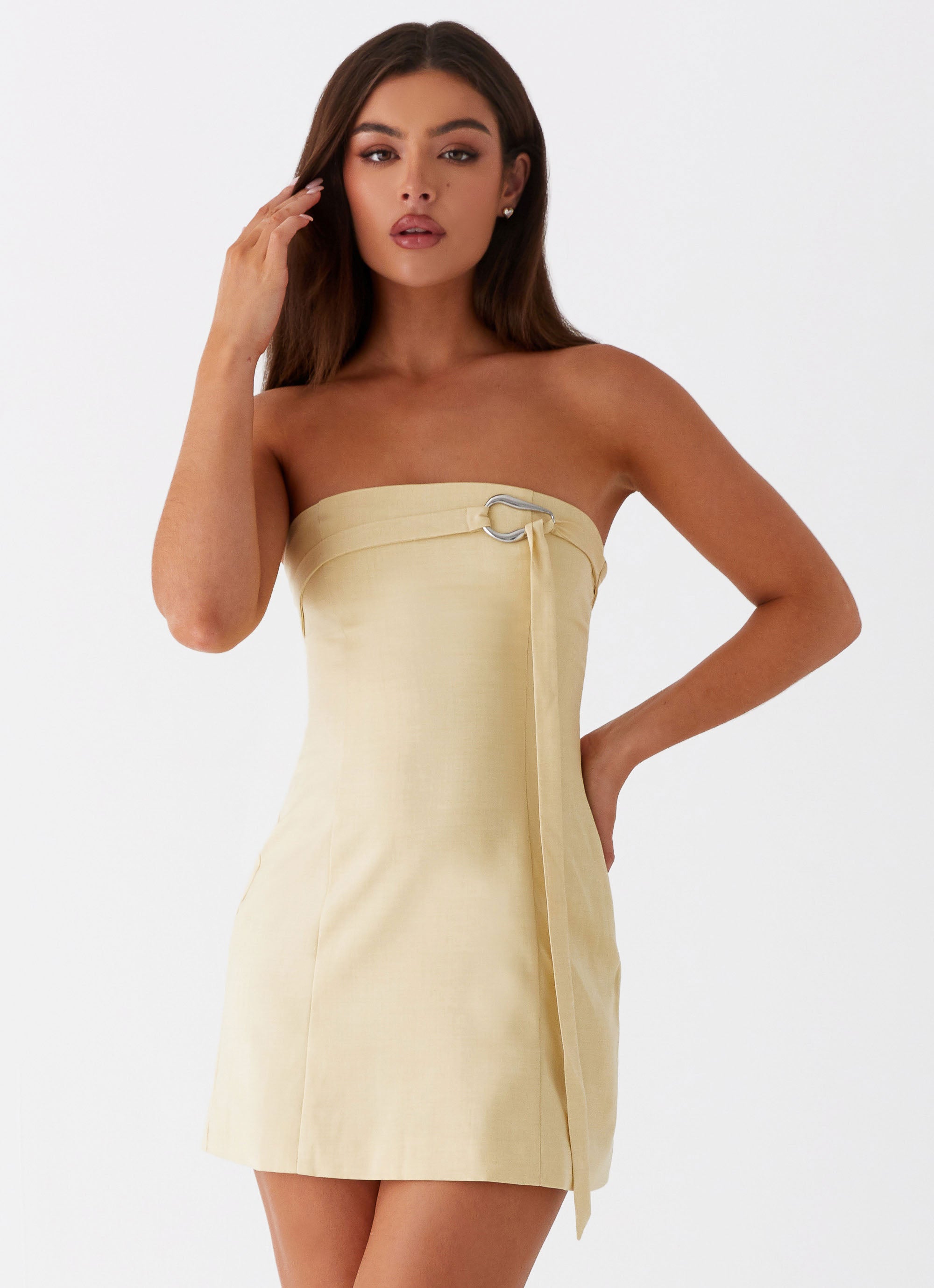 Vestido Mini Para Mujer JACK & JONES - Estilo Saga SL Shine Rev Wvn, Corte Ajustado Y Elegante