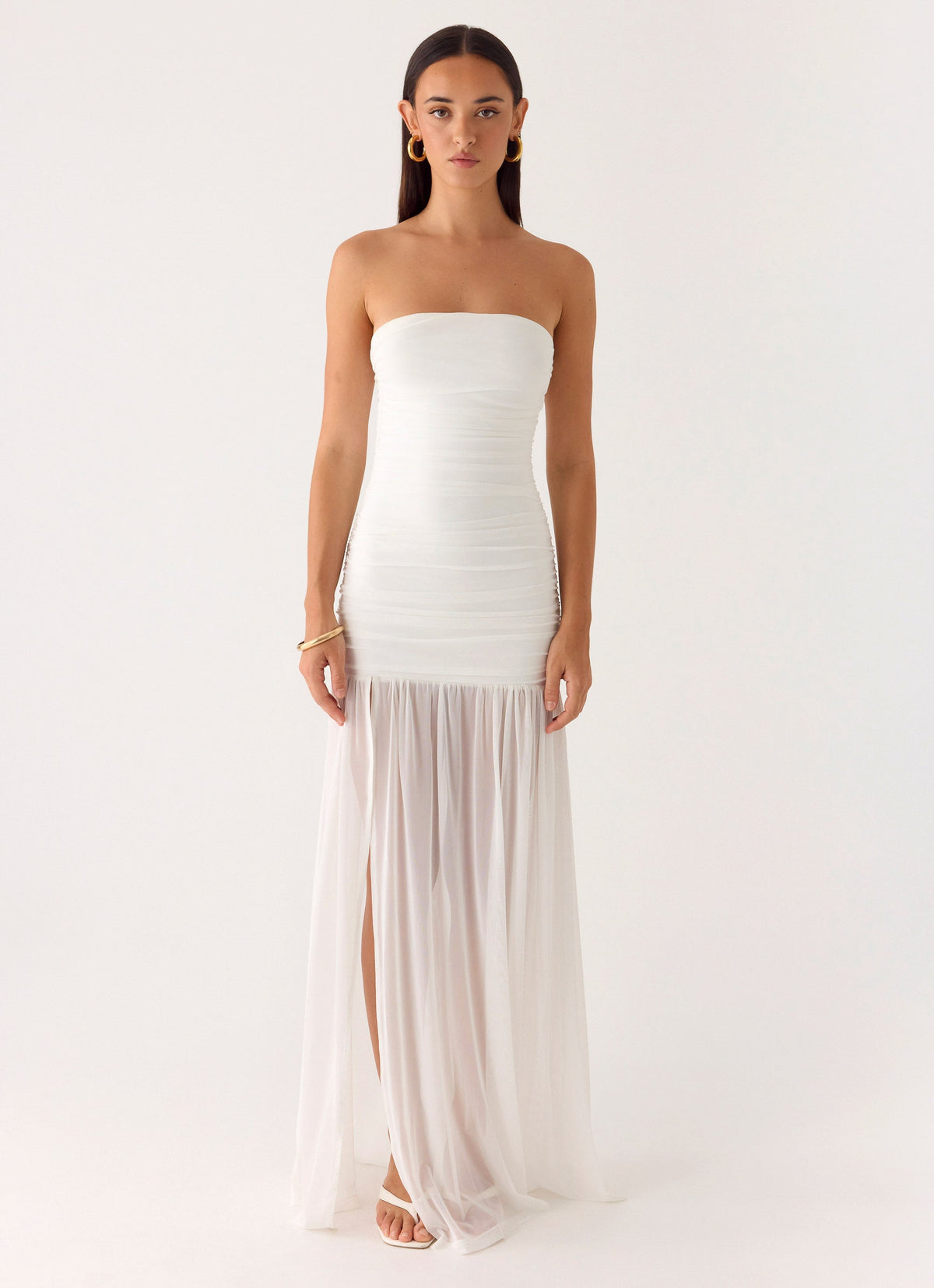 White Sorority Dress | Savaya Maxi Dress