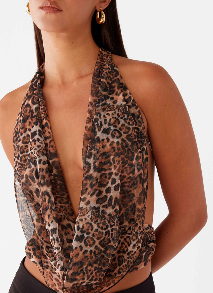 Sawyer Mesh Top - Leopard