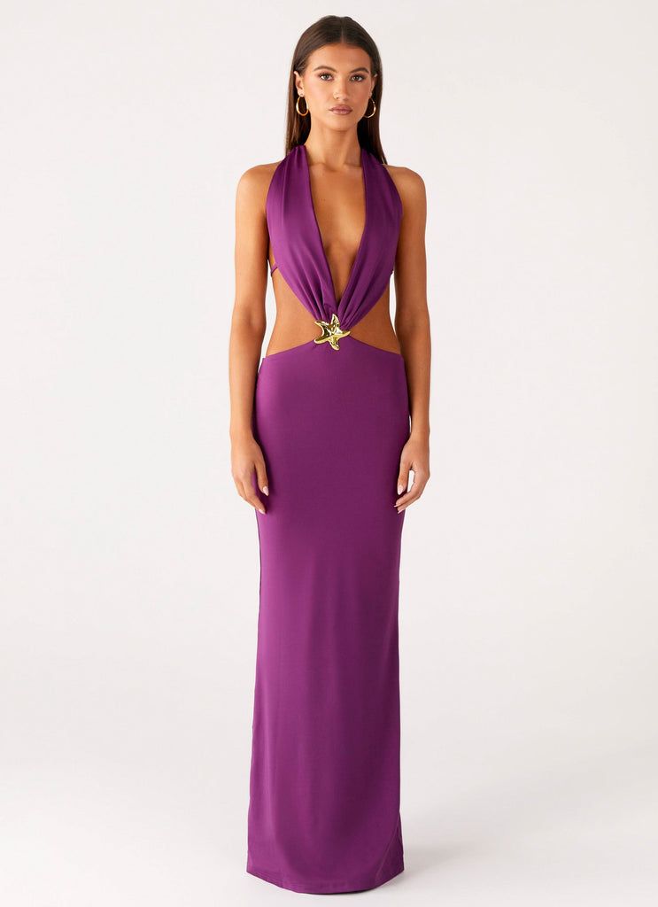 sea purple dress Sea Bailey Broomstick Pleated Maxi Dress Lilac