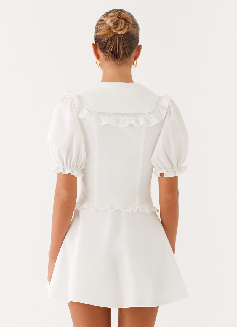 Seana Mini Dress - White