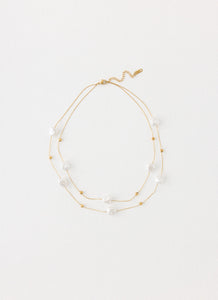 Serena Pearl Necklace - Pearl/Gold