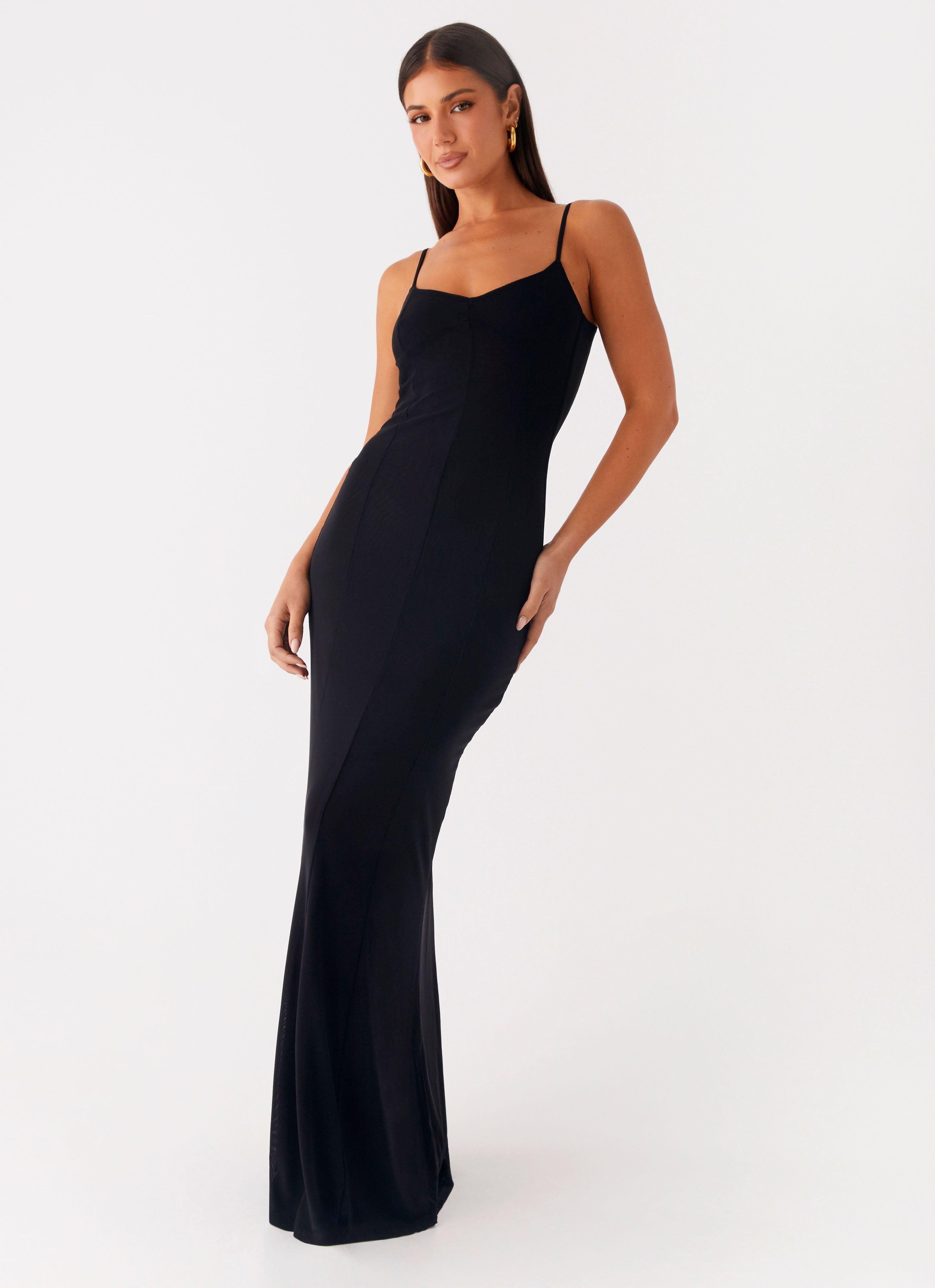 Serene Escape Maxi Dress - Black Black / US 18 Serene Escape Maxi Dress - Black Black / US 18