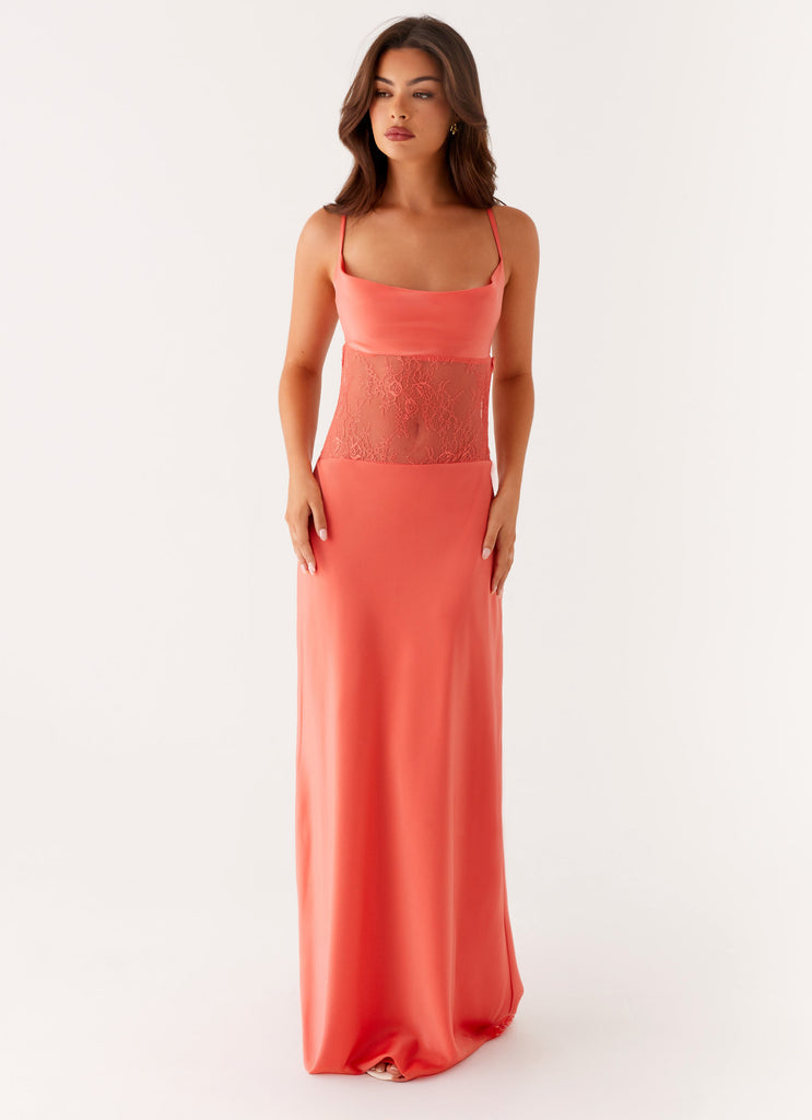 Shae Maxi Dress - Tangerine