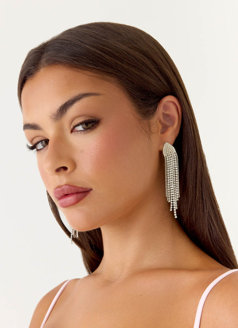 Shine For Me Earrings - Silver